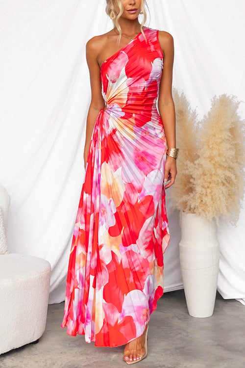 Joy - Pleated Summer Maxi Dress