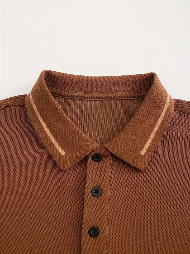 Nathan | Long Sleeve Polo Shirt