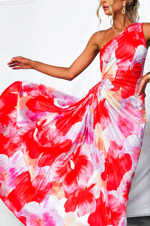 Joy - Pleated Summer Maxi Dress