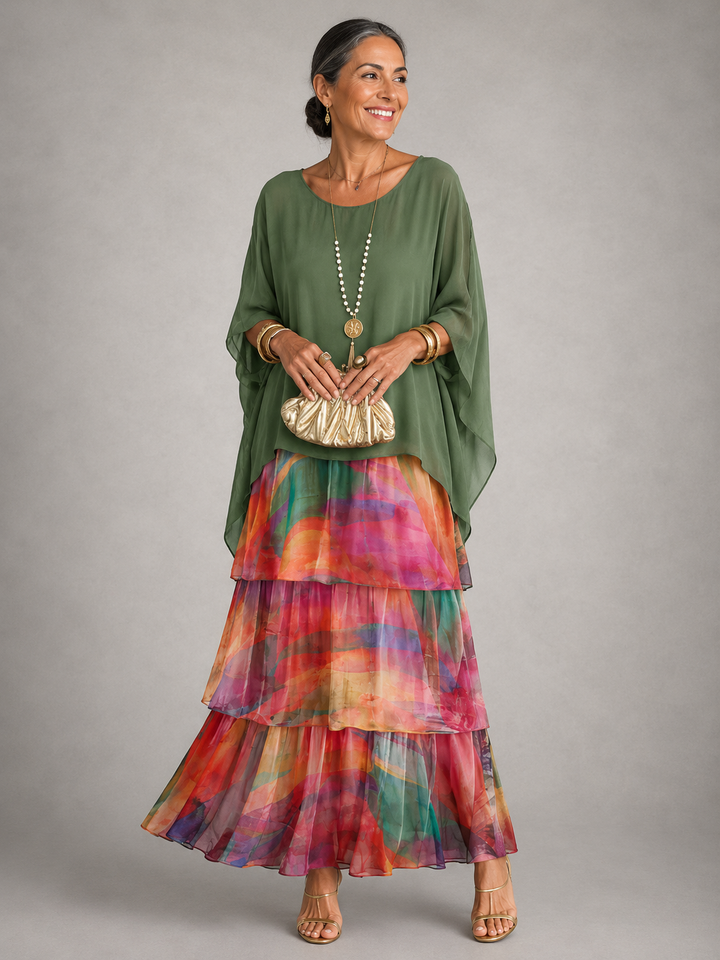 Lara | Layered Maxi Dress