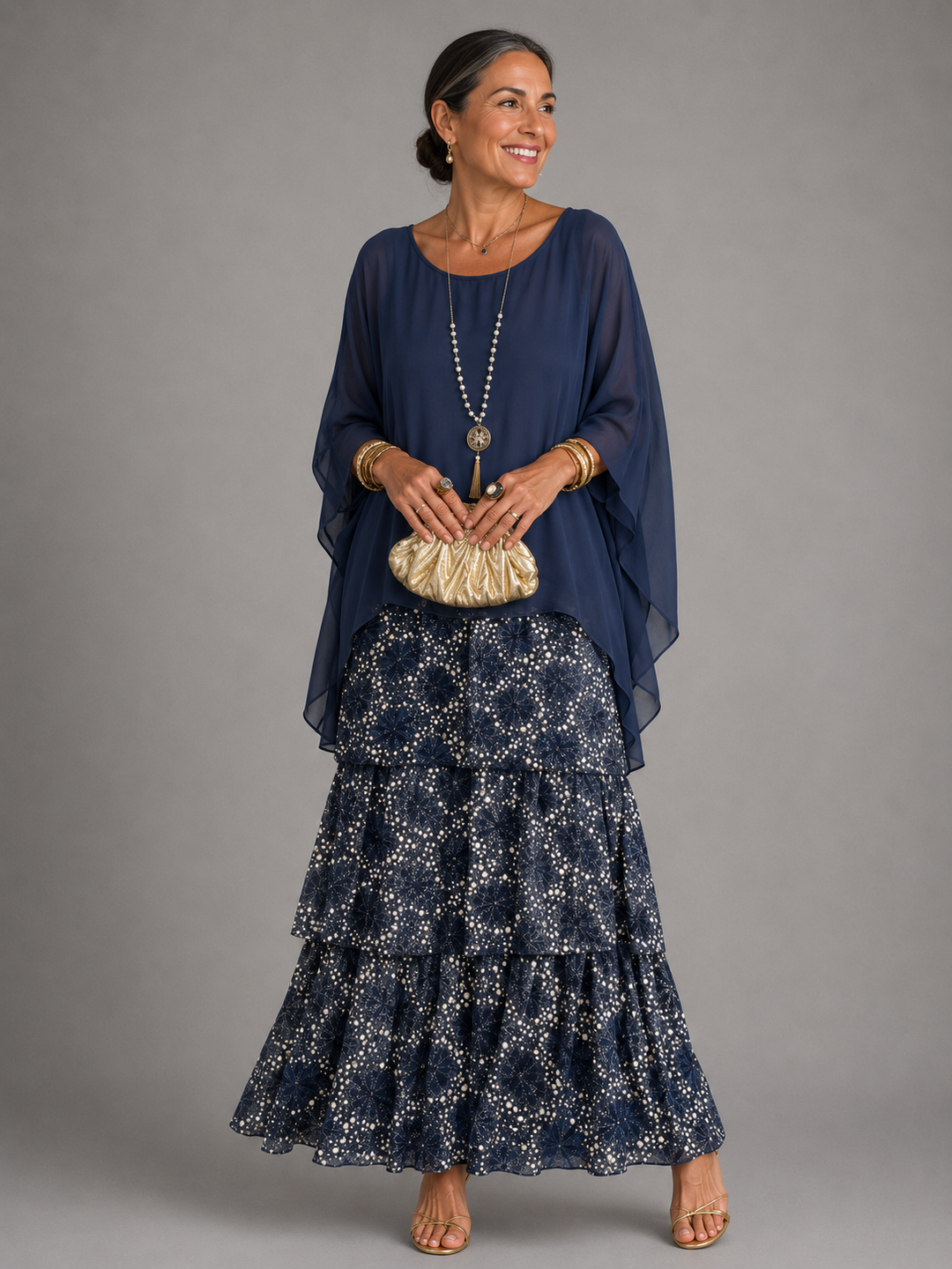 Lara | Layered Maxi Dress