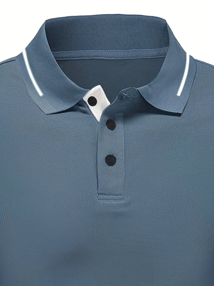 Nathan | Long Sleeve Polo Shirt